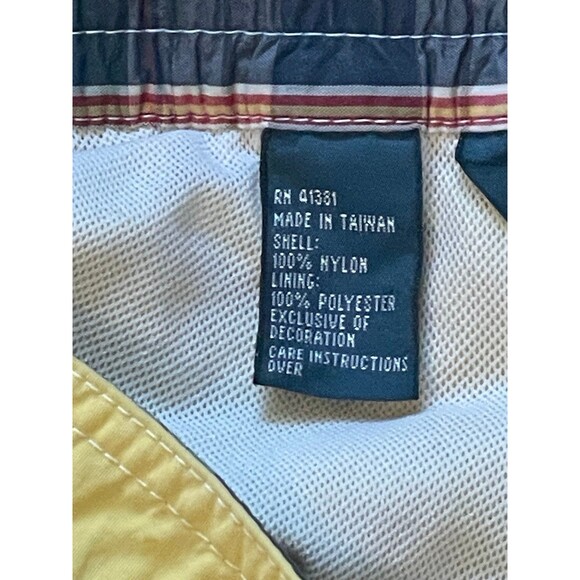 Medium Polo by Ralph Lauren elastic waist, swim trunks, yellow board short - Picture 8 of 12